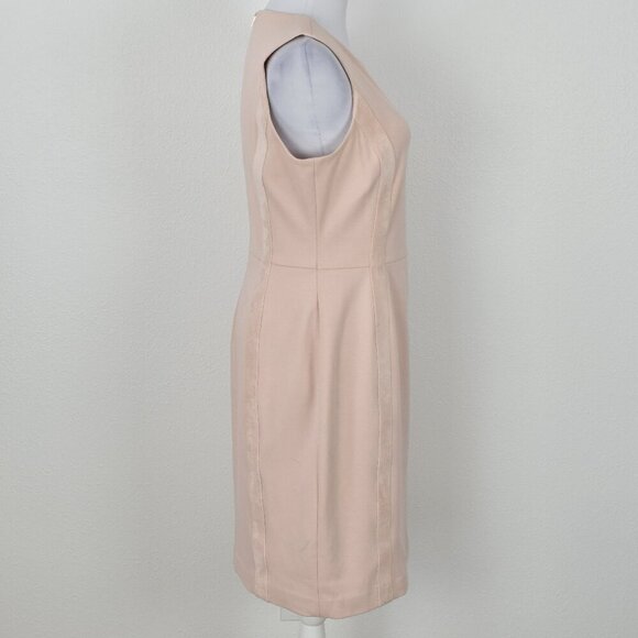 Calvin Klein Sheath Fitted Dress Pink - 10 - Picture 7 of 8